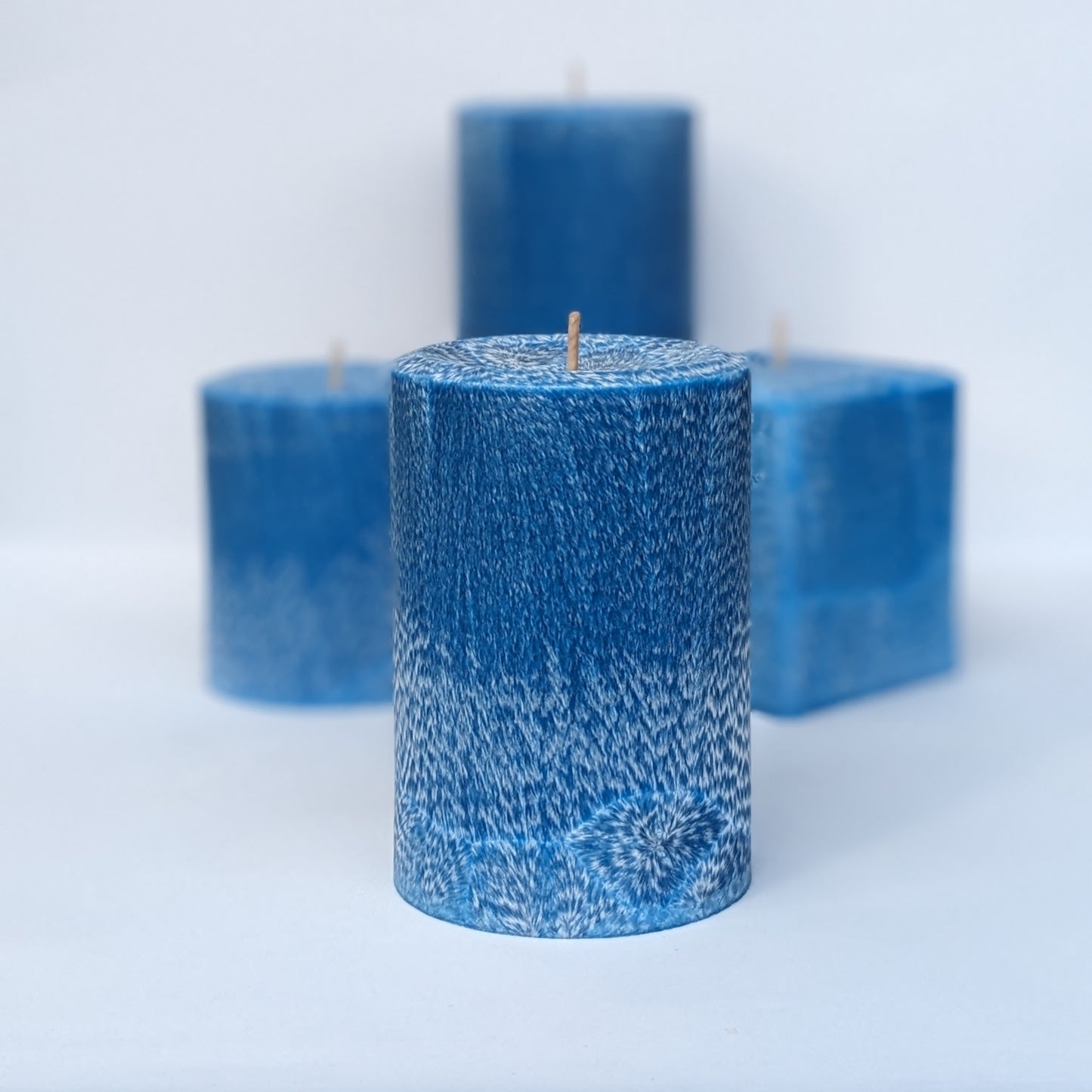 Amalfi Coast Scented Pillar Candle- Aegean Blue