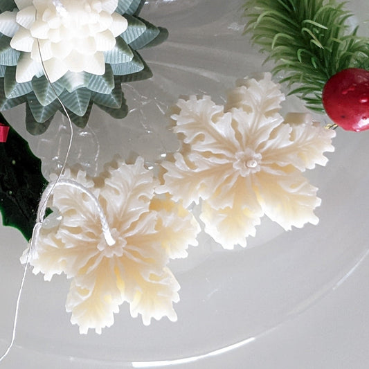 Christmas Snowflake candles