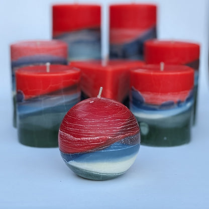 Flowering Gum - Cedarwood & Eucalyptus Scented Pillar Candle