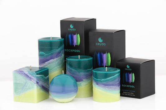 Rockpool - Ocean Scented Pillar Candle