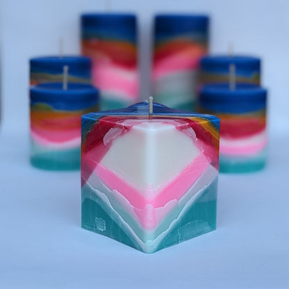 Matisse - Sage Flower Scented Pillar Candle