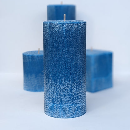 Amalfi Coast Scented Pillar Candle- Aegean Blue